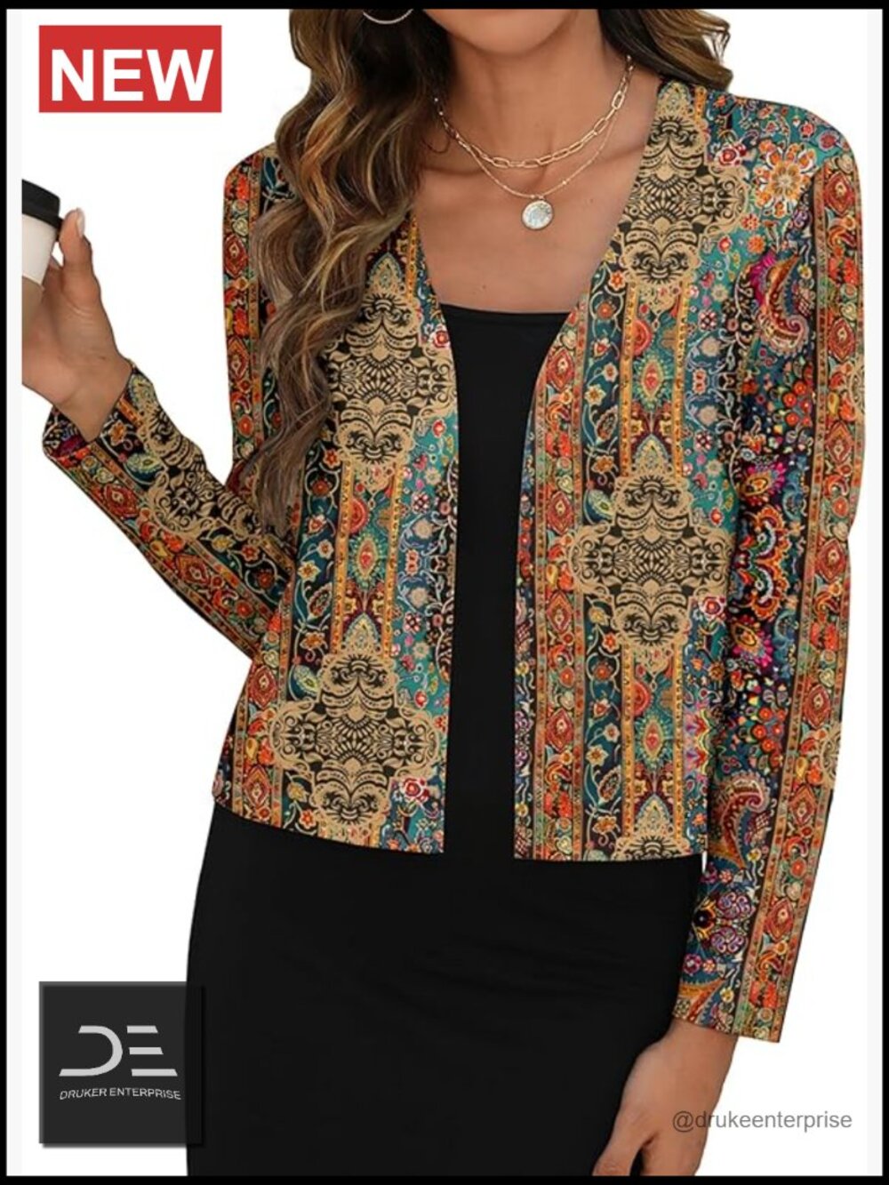 Lightweight Long Sleeve Shrug Sheer Cardigan Open Front Bolero for Dresses